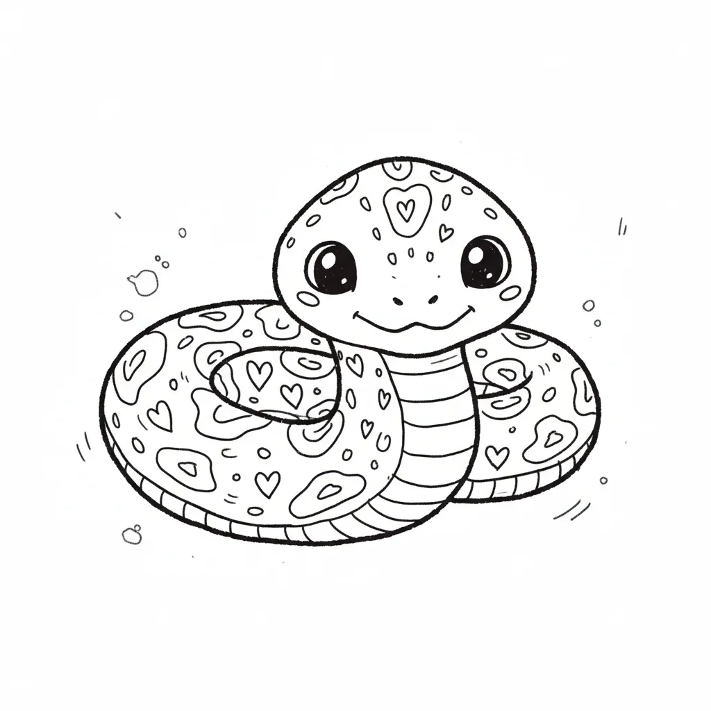 Anaconda Doodle Clip Art — free clip art