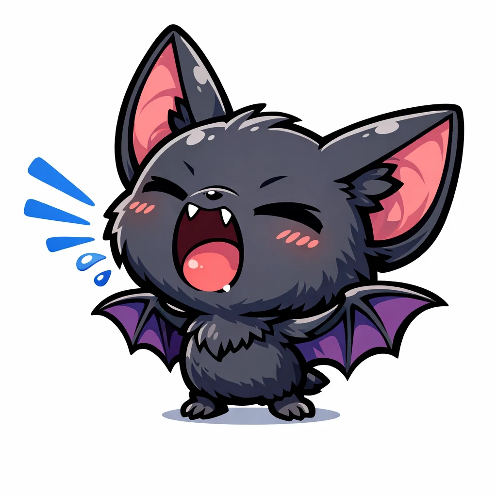 Bat Chibi Clip Art — free clip art