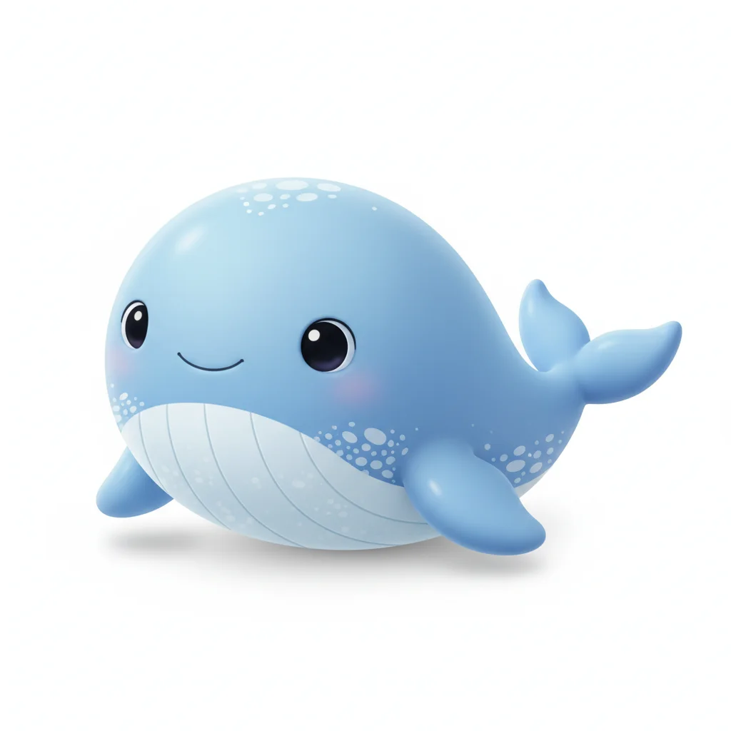 Blue Whale 3d Clip Art — free clip art