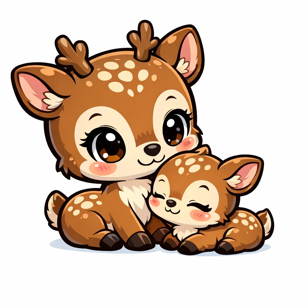 Deer Chibi Clip Art — free clip art