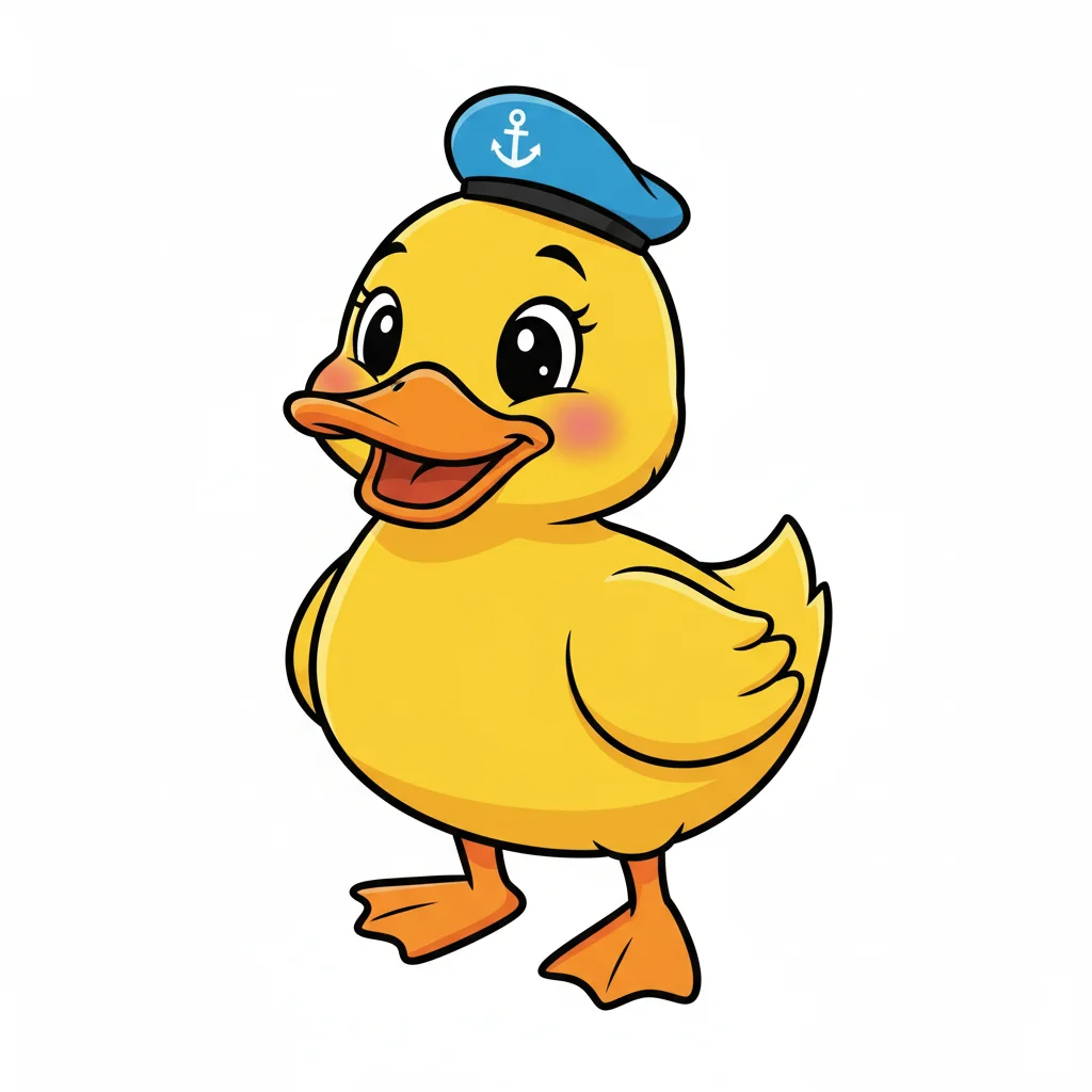 Duck Cartoon Clip Art — free clip art