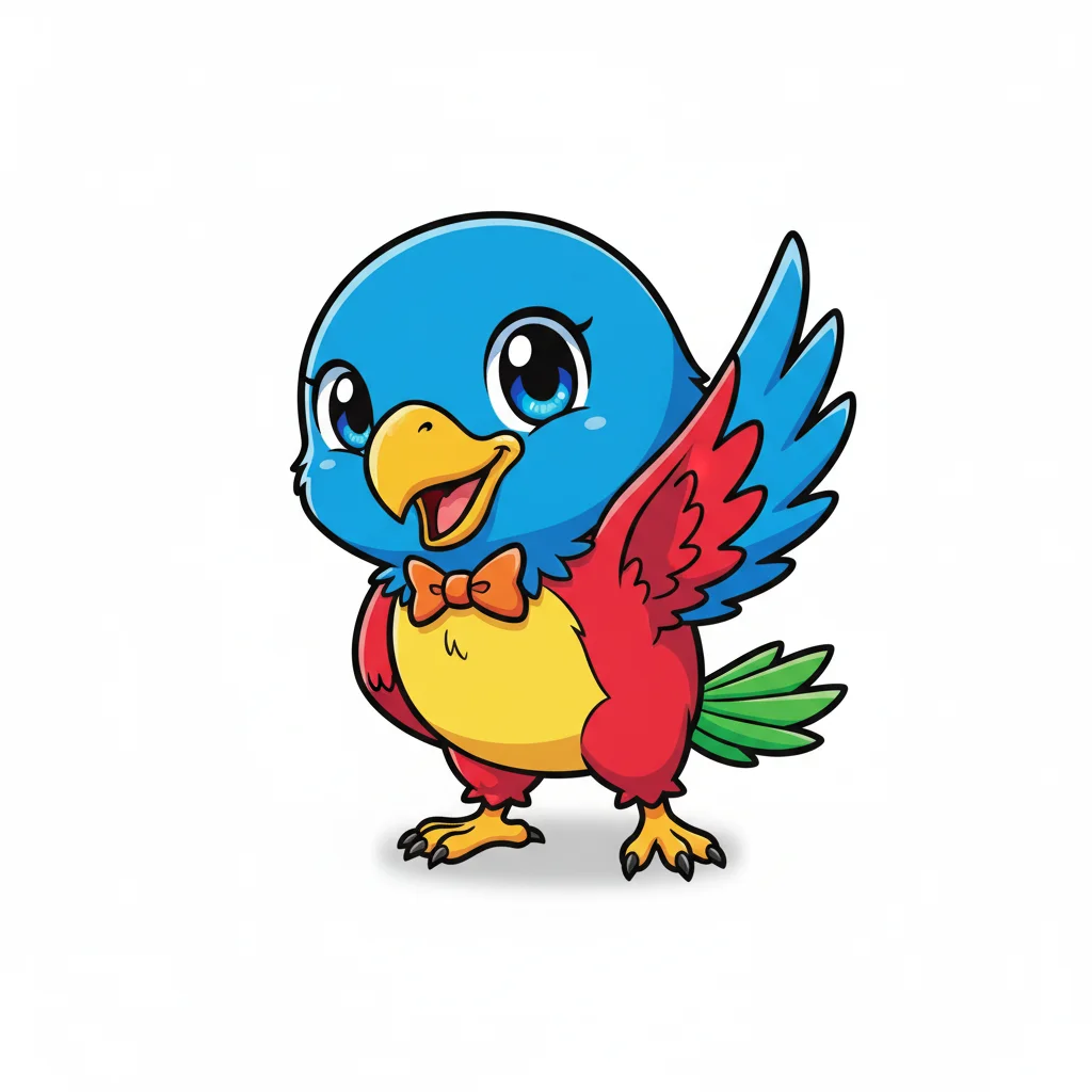 Eagle Chibi Clip Art — free clip art