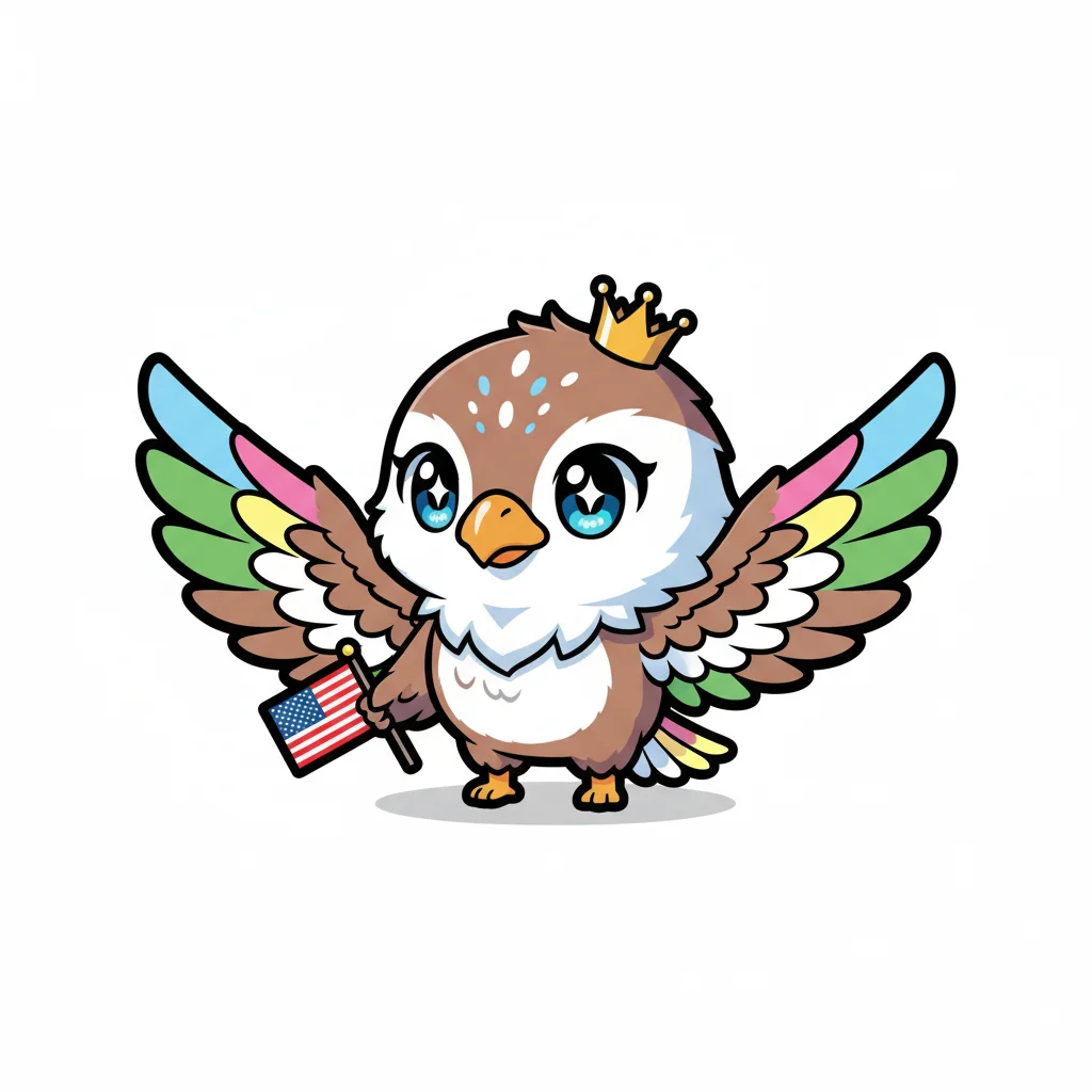 Eagle Chibi Clip Art — free clip art