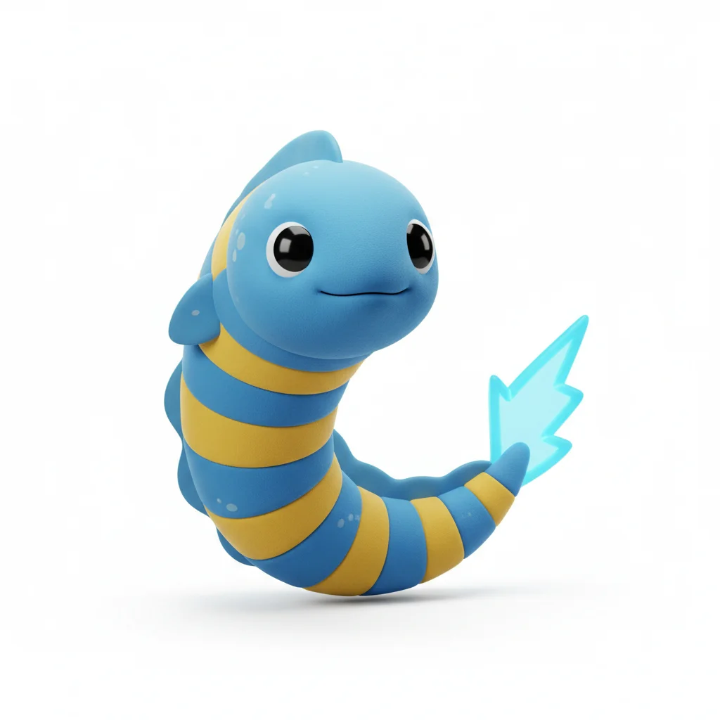 Electric Eel 3d Clip Art — free clip art
