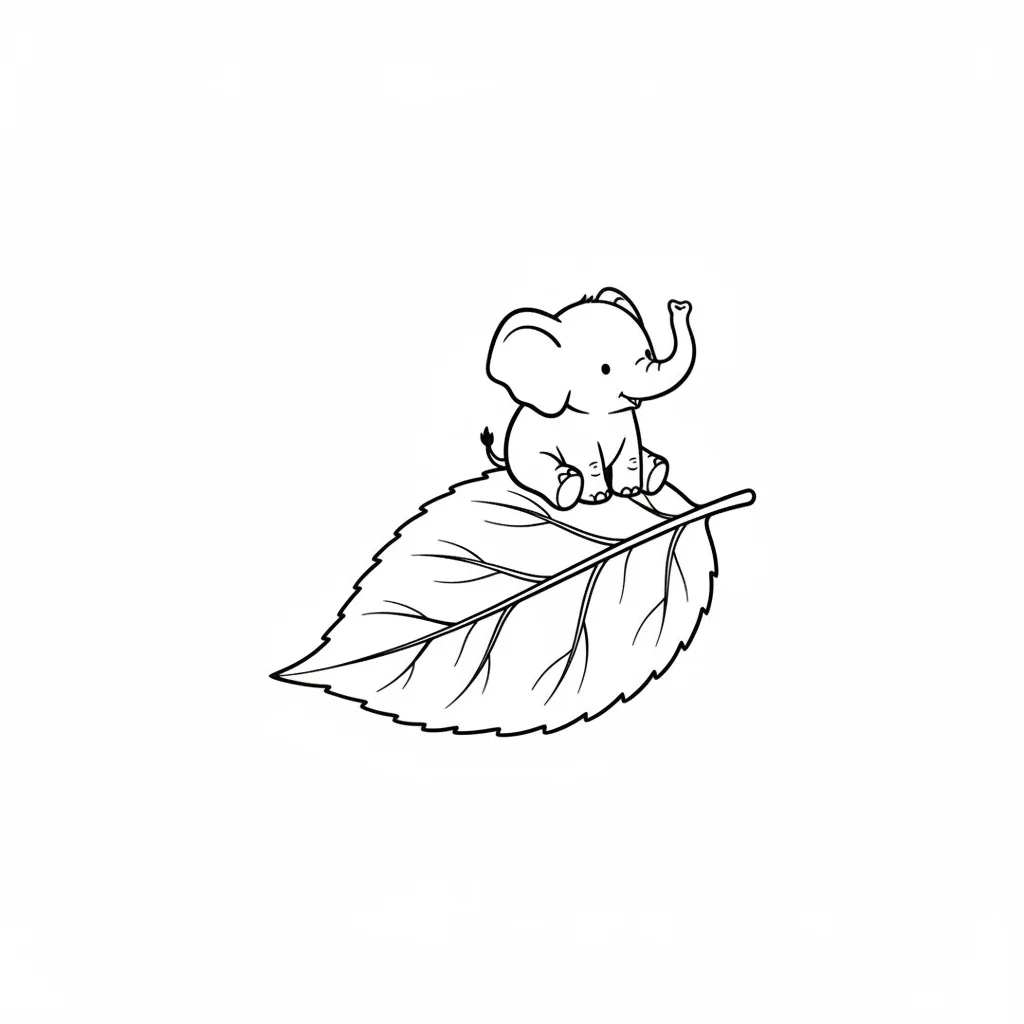 Elephant Outline Clip Art — free clip art