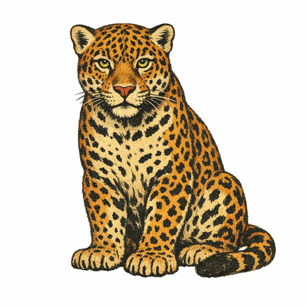 Jaguar Vintage Clip Art — free clip art