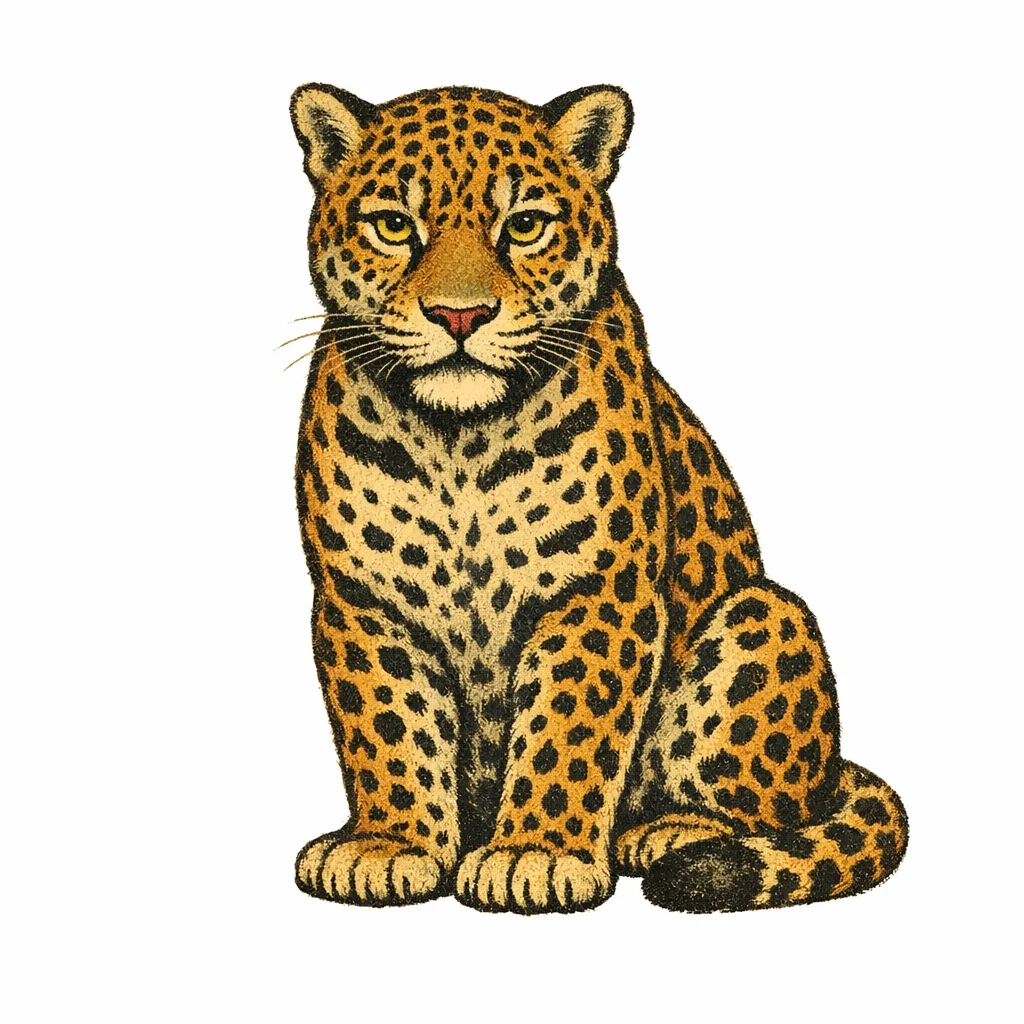 Jaguar Vintage Clip Art — free clip art