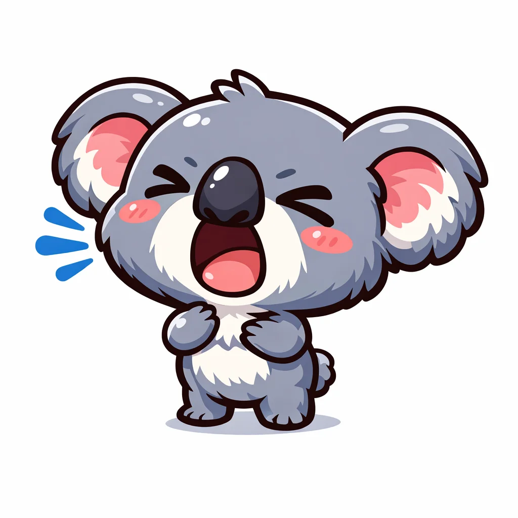 Koala Chibi Clip Art — free clip art