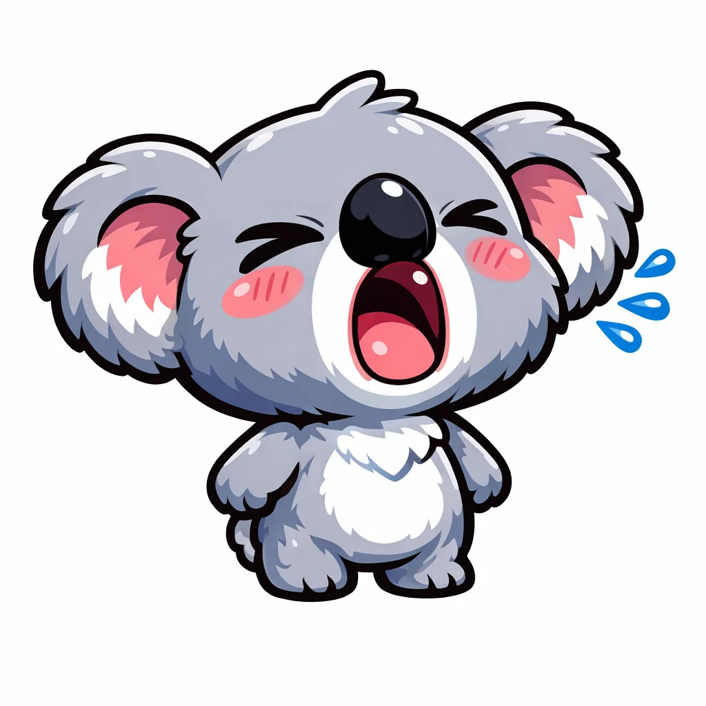 Koala Chibi Clip Art — free clip art