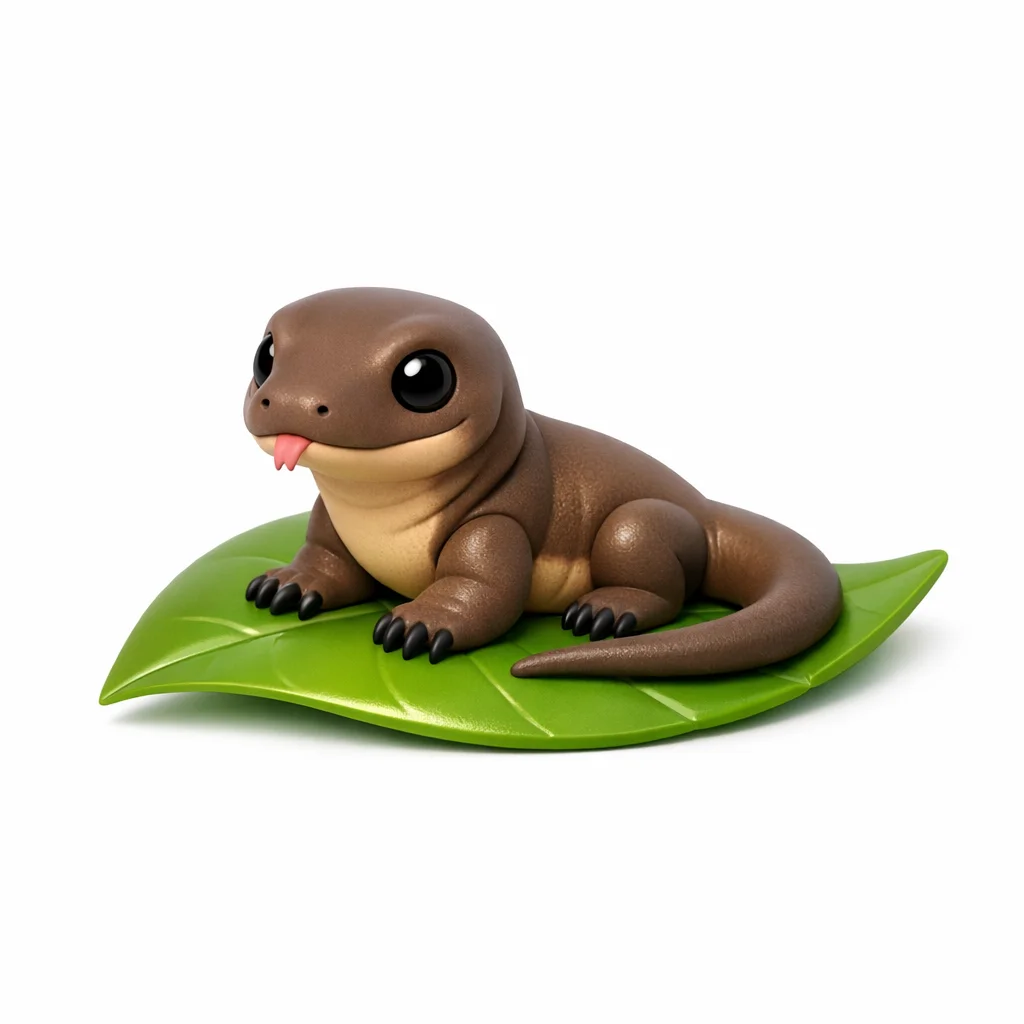 Komodo Dragon 3d Clip Art — free clip art