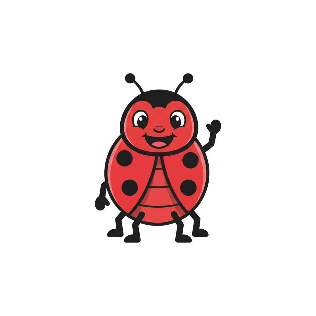 Ladybug Flat Clip Art — free clip art