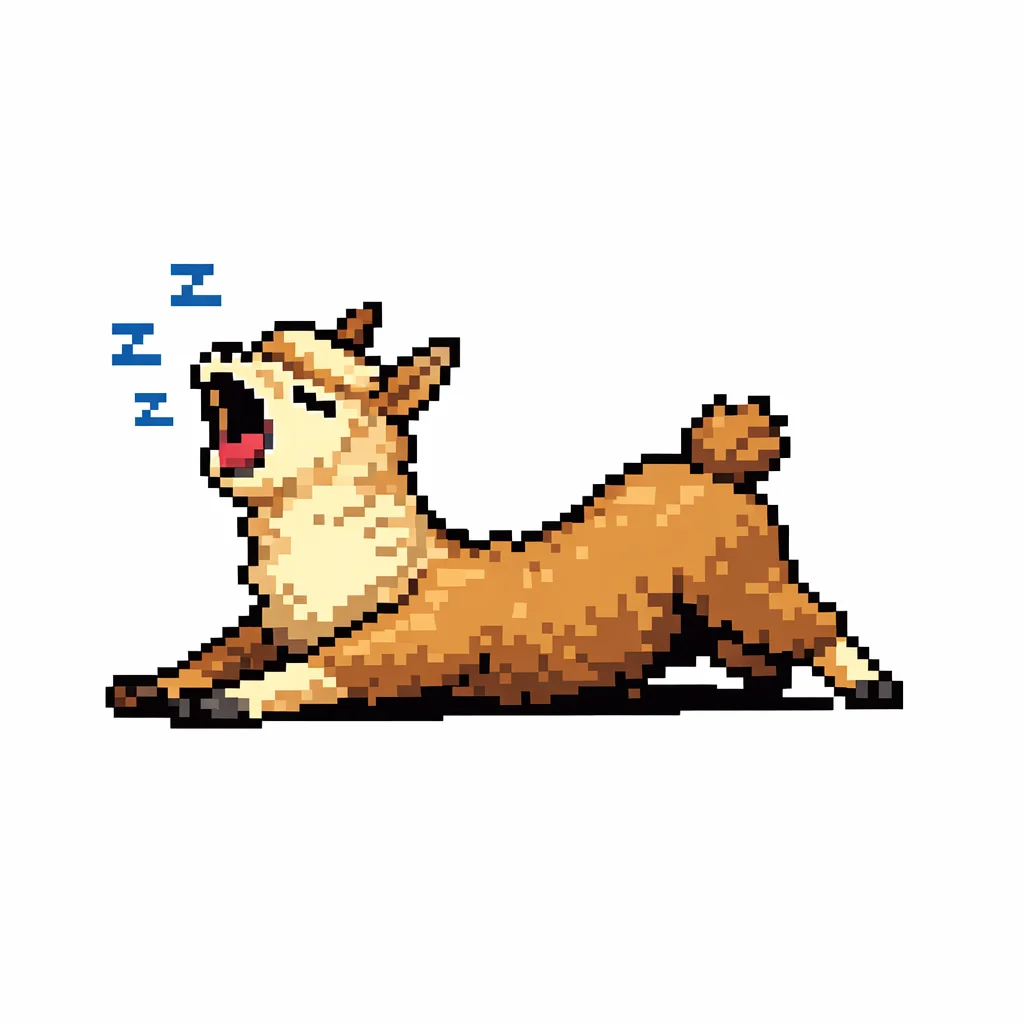 Llama Pixel Clip Art — free clip art