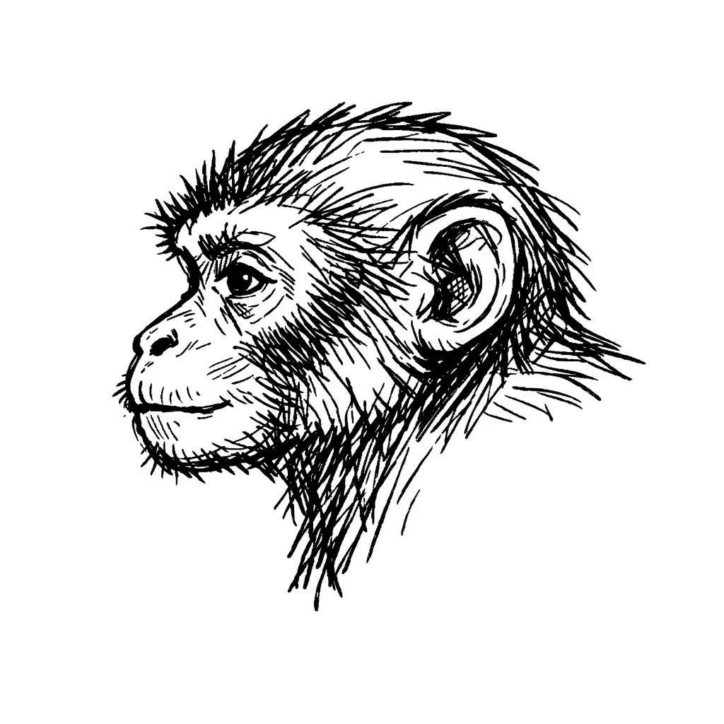 Monkey Doodle Clip Art — free clip art