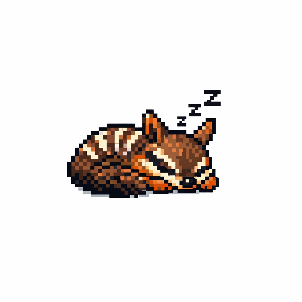 Numbat Pixel Clip Art — free clip art