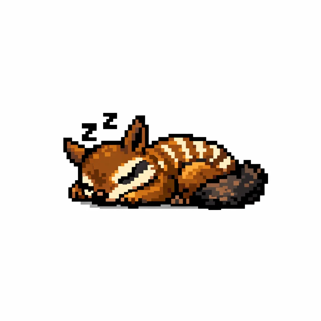 Numbat Pixel Clip Art — free clip art
