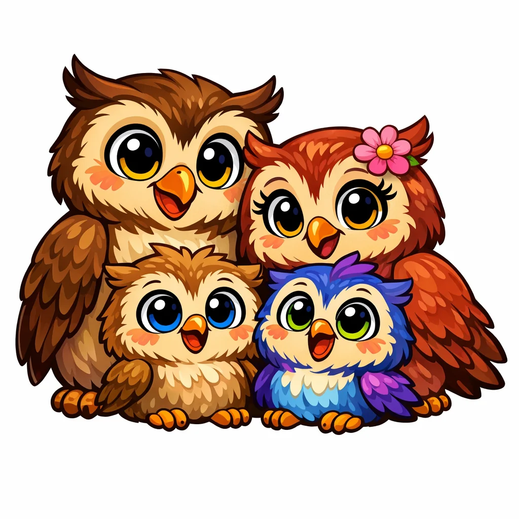 Owl Cartoon Clip Art — free clip art