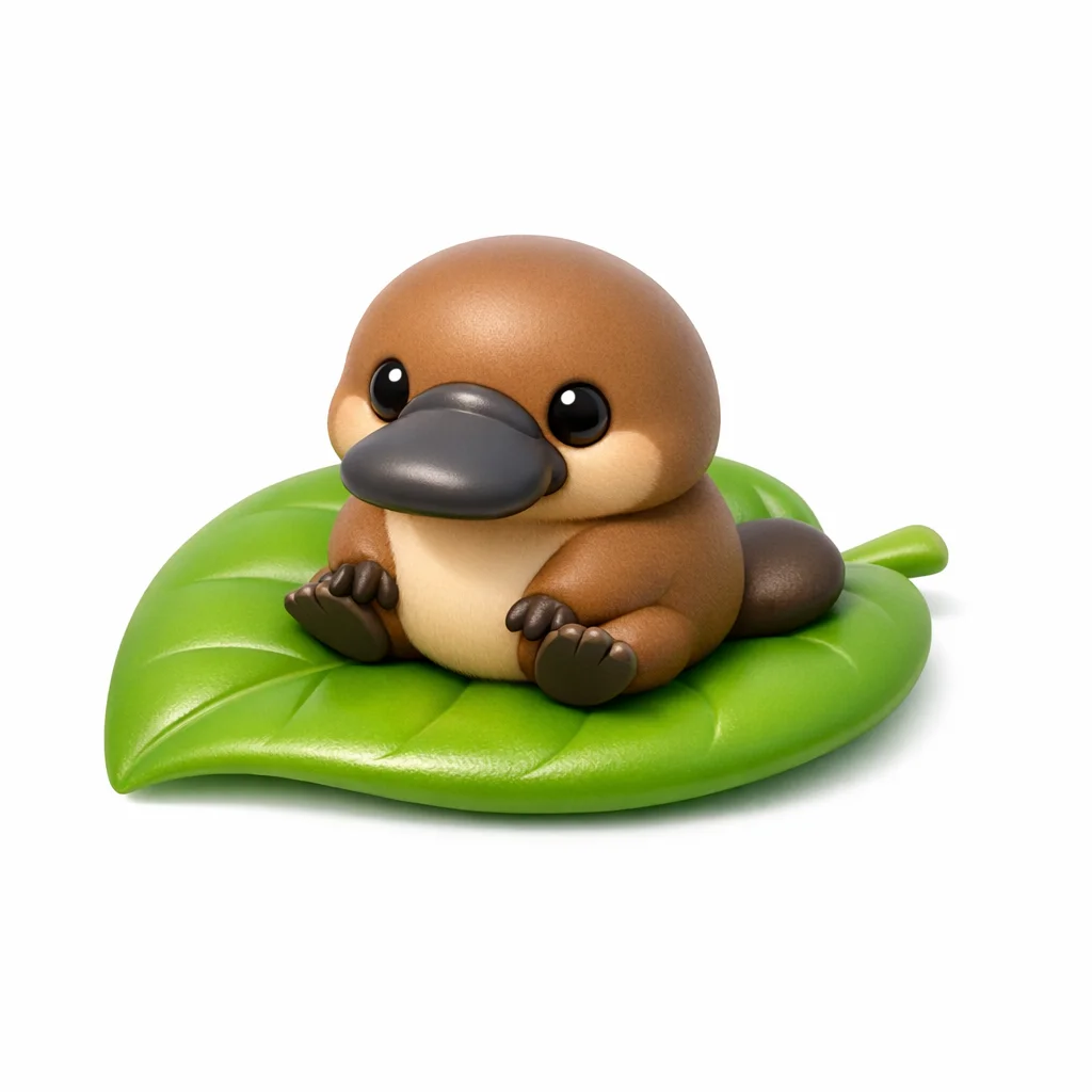 Platypus 3d Clip Art — free clip art