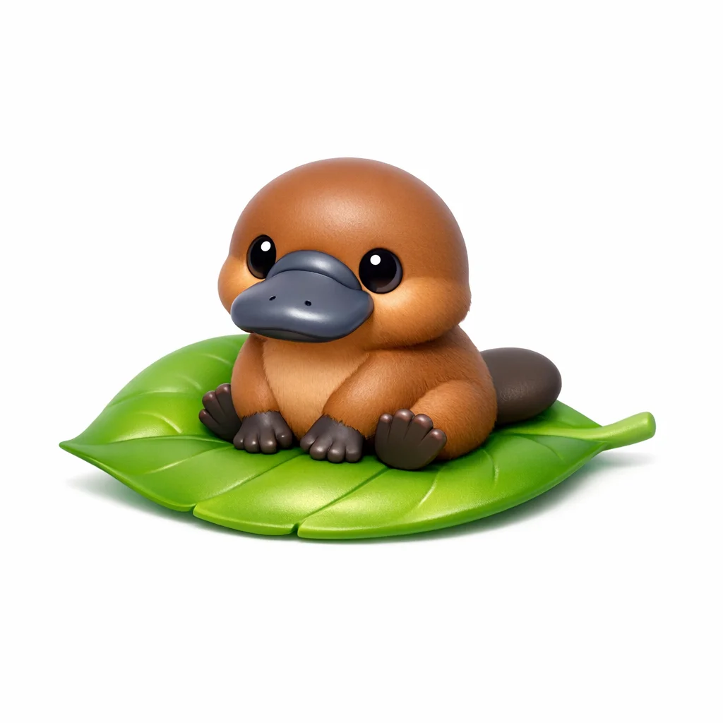 Platypus 3d Clip Art — free clip art