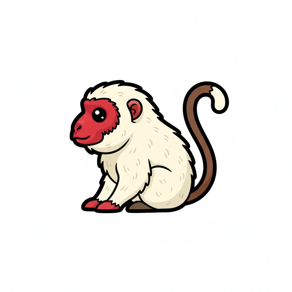 Uakari Sticker Clip Art — free clip art