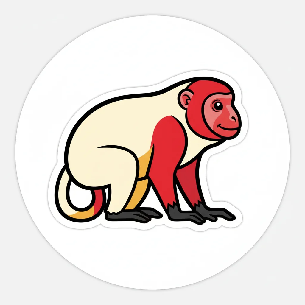 Uakari Sticker Clip Art — free clip art