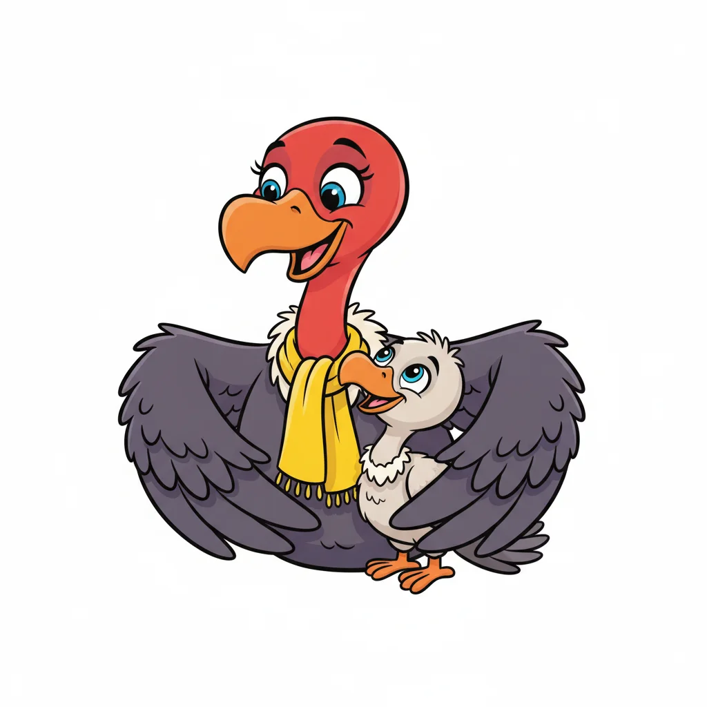 Vulture Cartoon Clip Art — free clip art