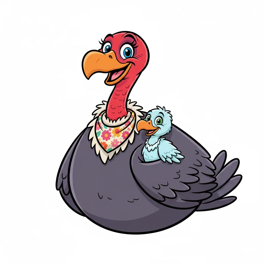 Vulture Cartoon Clip Art — free clip art