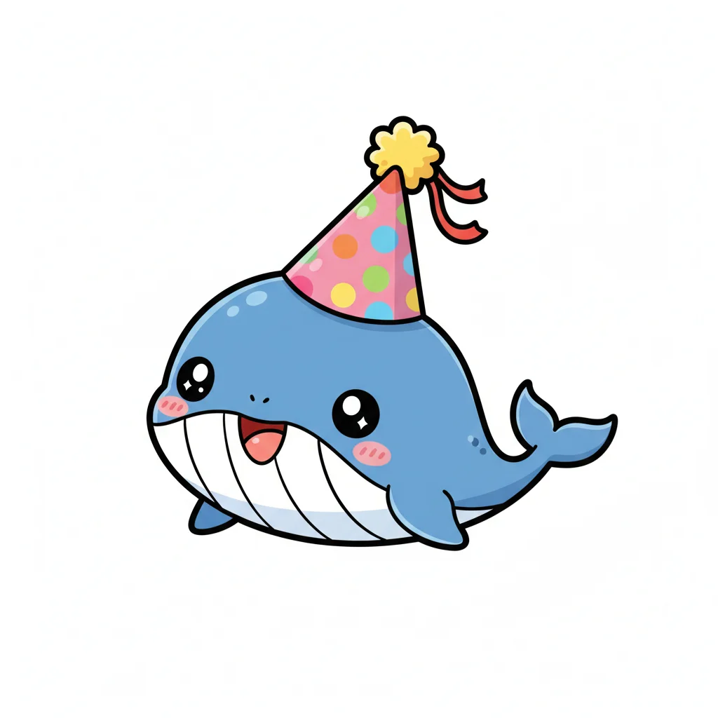 Whale Chibi Clip Art — free clip art