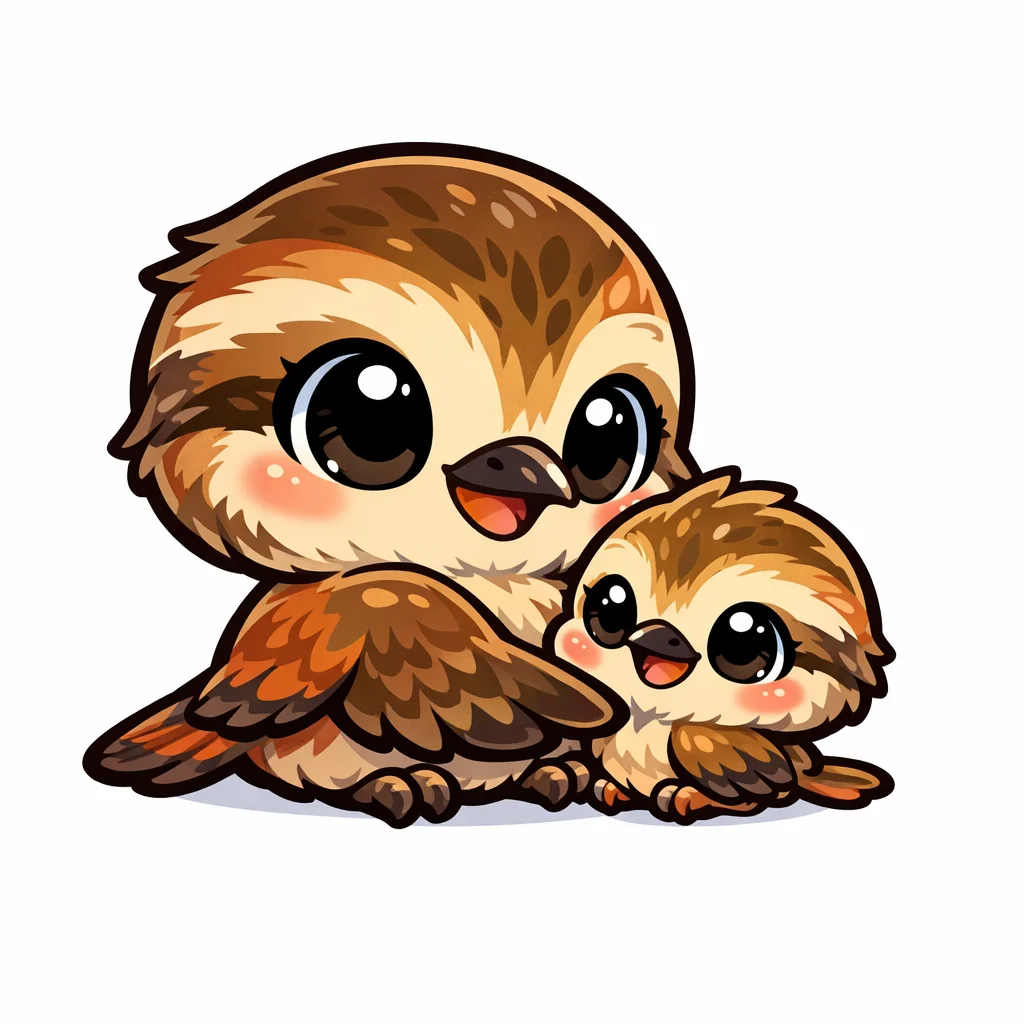 Xenops Chibi Clip Art — free clip art
