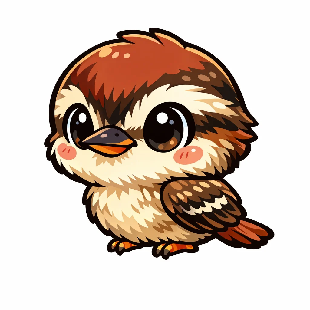 Xenops Chibi Clip Art — free clip art