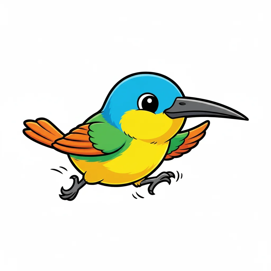 Xenops Sticker Clip Art — free clip art