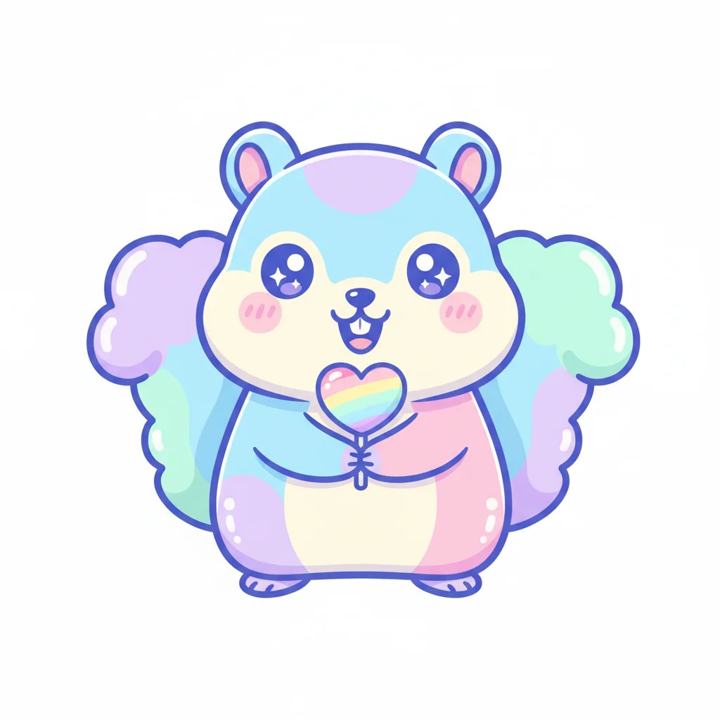 Xerus Kawaii Clip Art — free clip art