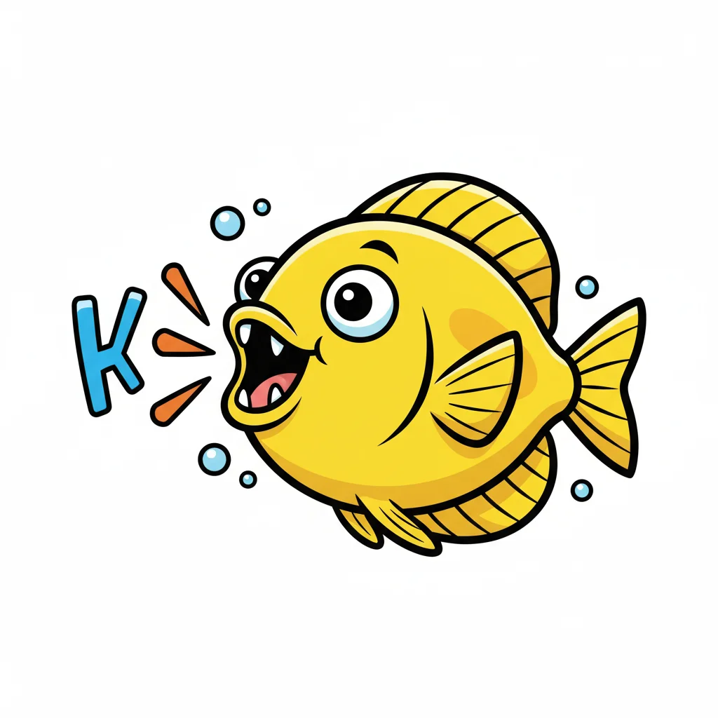 Yellow Tang Cartoon Clip Art — free clip art