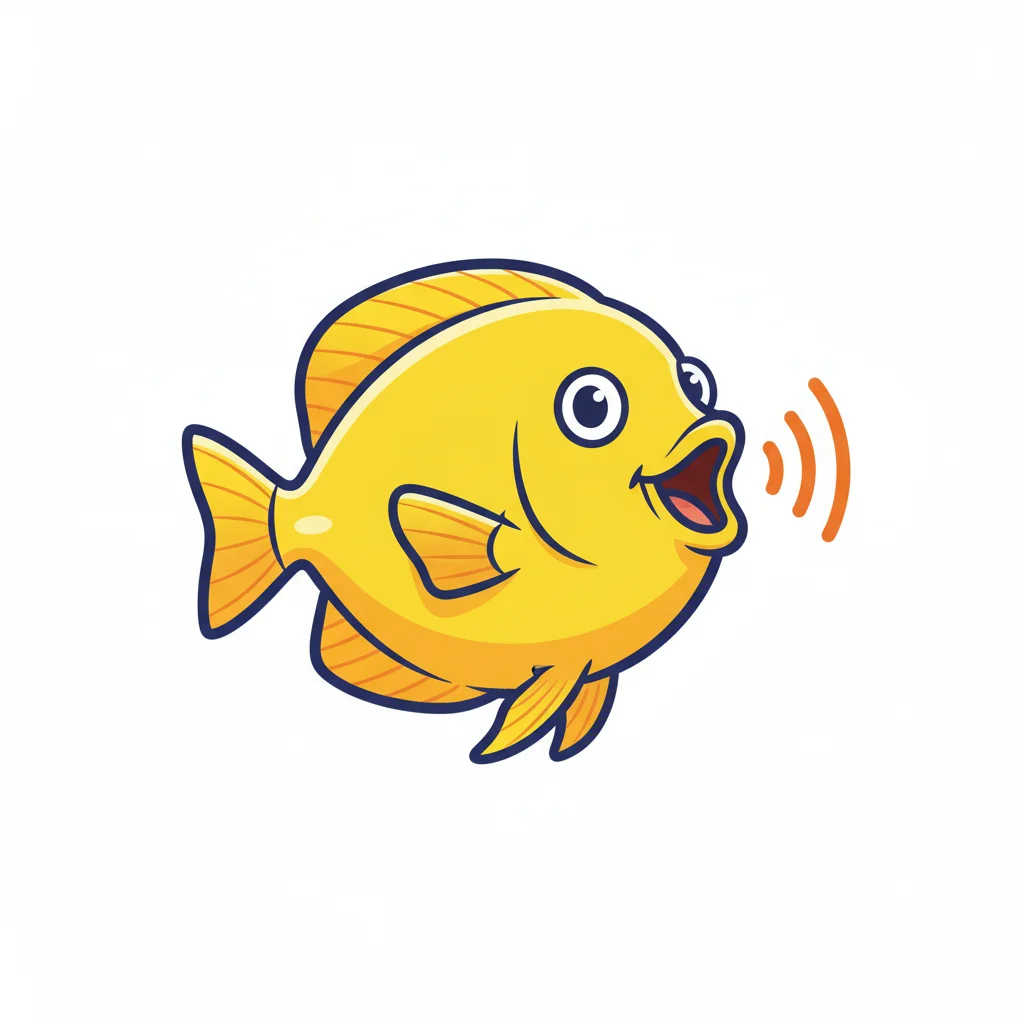 Yellow Tang Cartoon Clip Art — free clip art