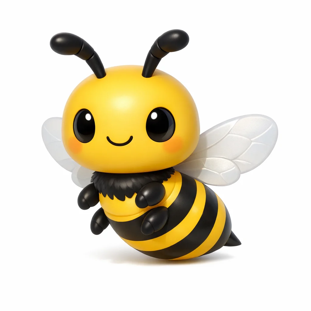 Yellowjacket 3d Clip Art — free clip art