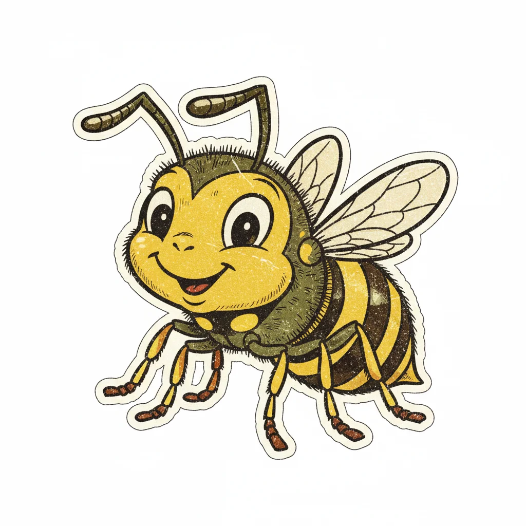 Yellowjacket Vintage Clip Art — free clip art