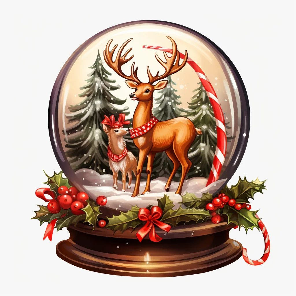 Reindeer Christmas Clipart — free clip art