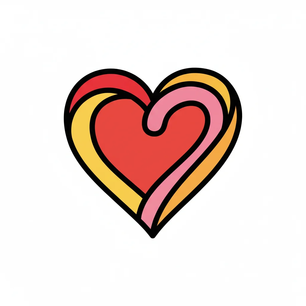 beautiful heart clip art — free clip art
