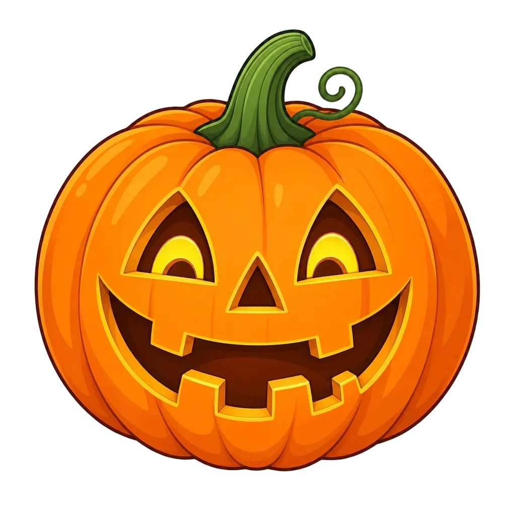 Cartoon Jack-O-Lantern Pumpkin — free clip art