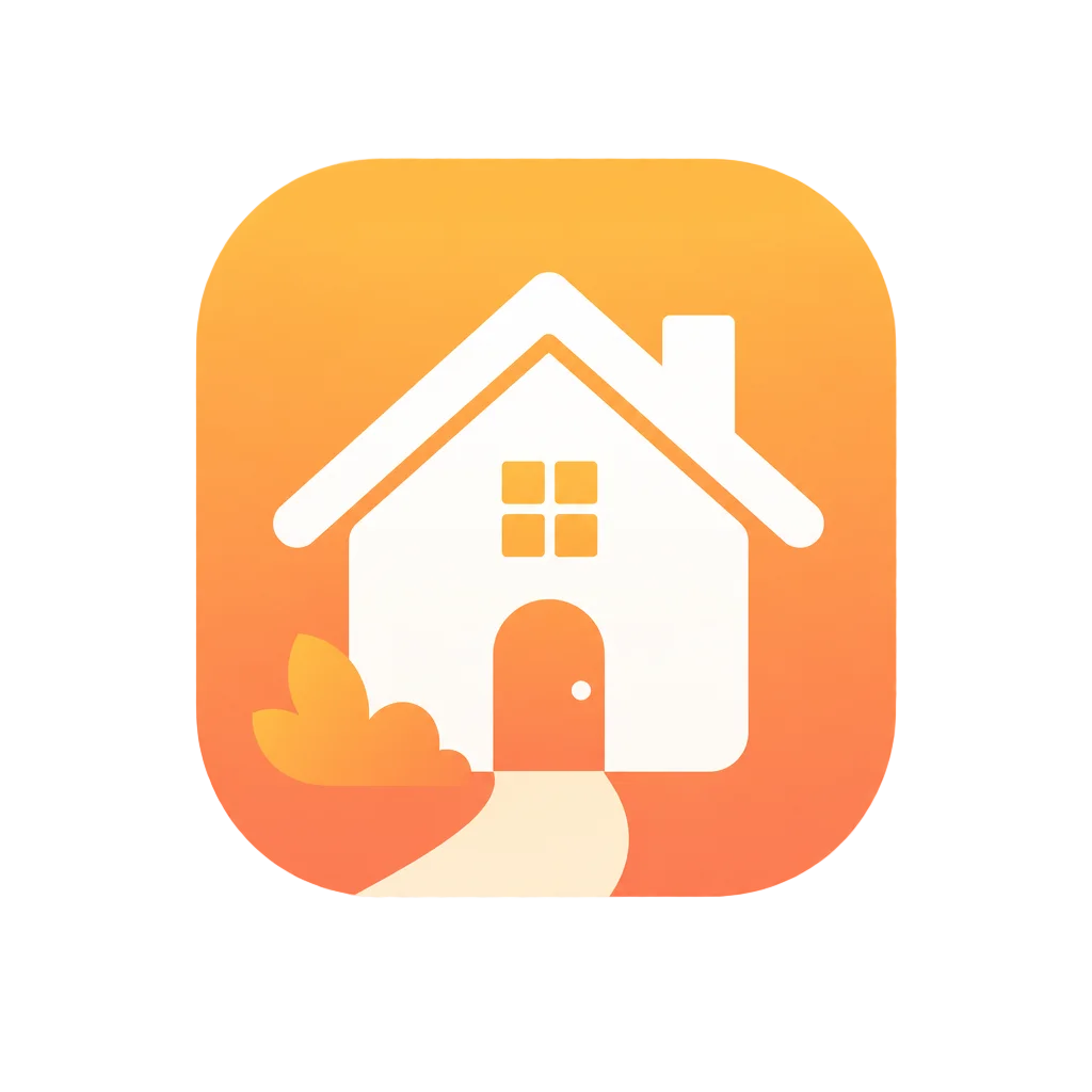 Cozy House Homeowner Software Logo — free clip art
