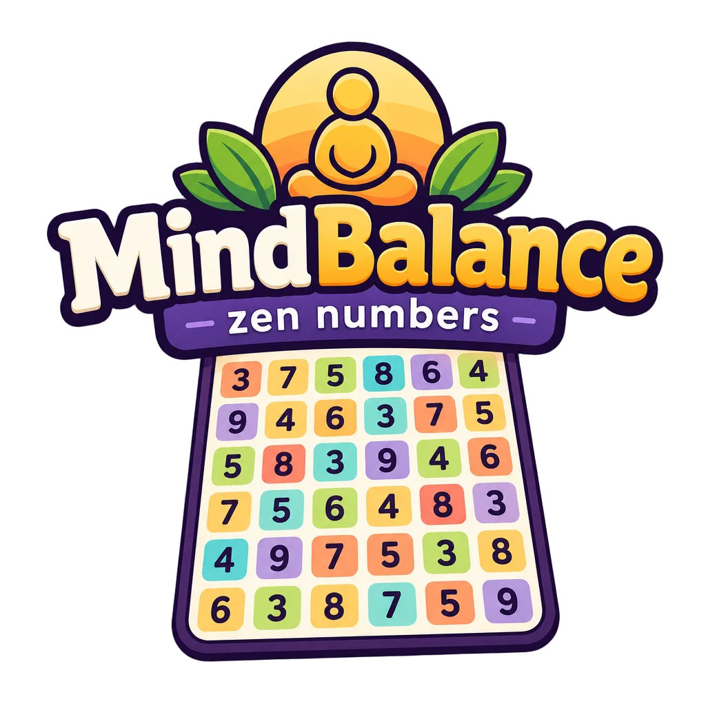 MindBalance Zen Numbers Logo — heart clip art