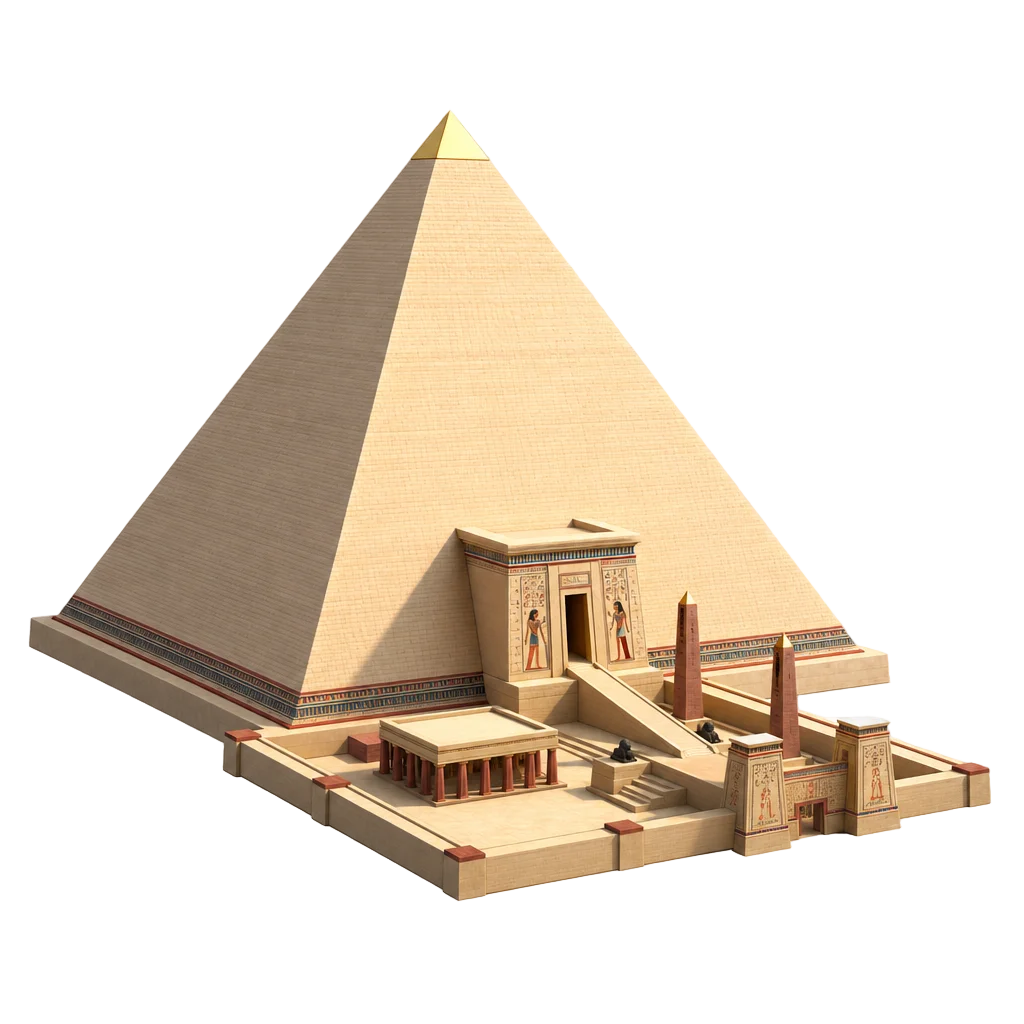 Pyramid of Giza Old Kingdom — free clip art