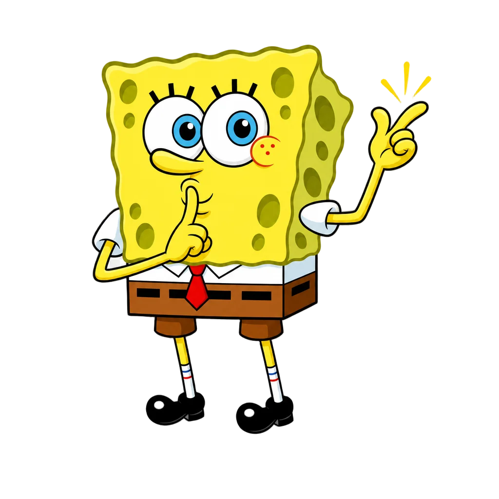 Spongebob Squarepants Snapping Fingers — free clip art