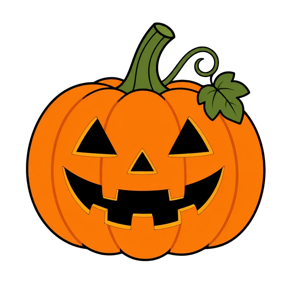 Halloween Flat Clipart — flower clip art