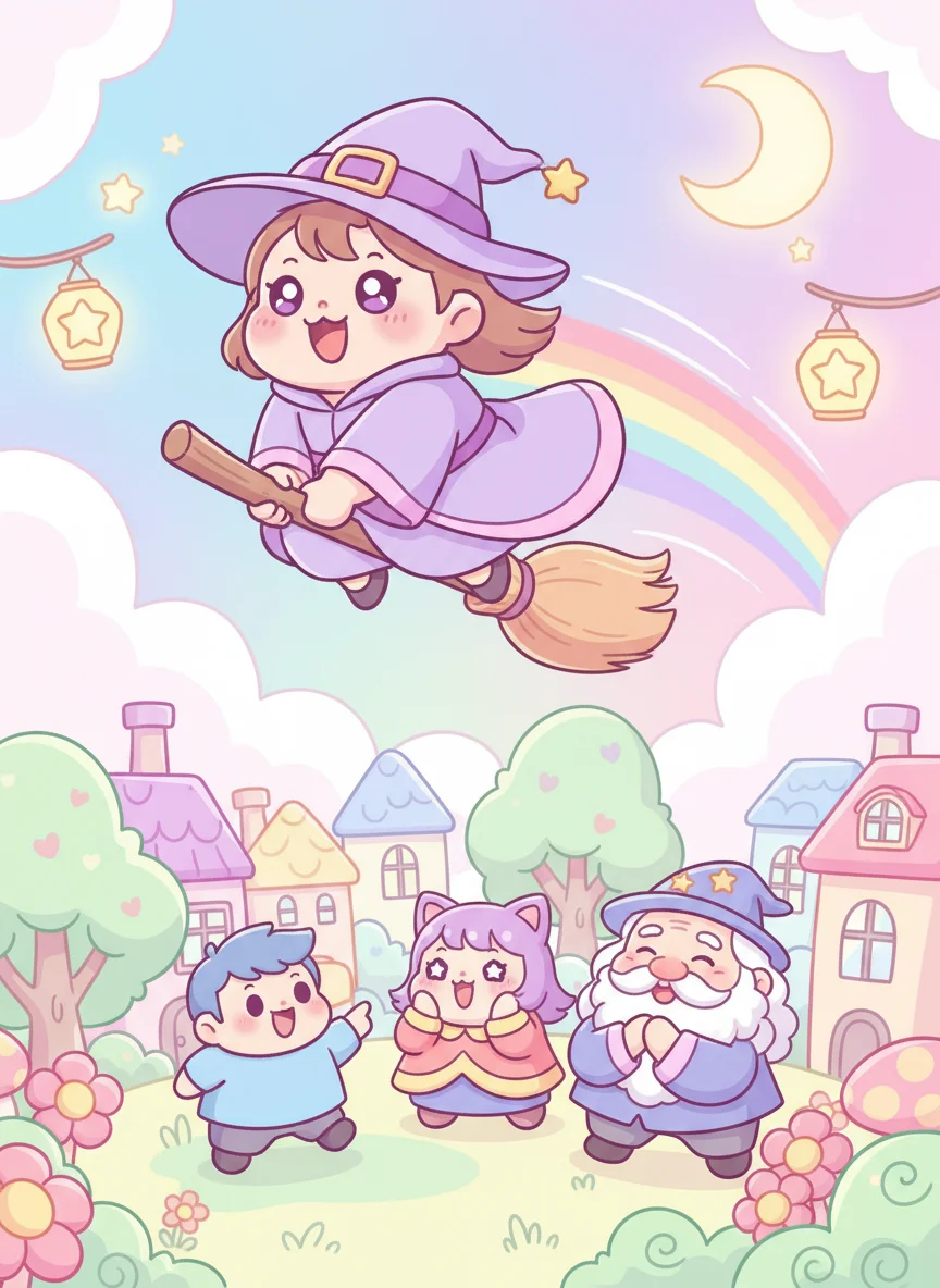 Fast Flying Witch — free illustration
