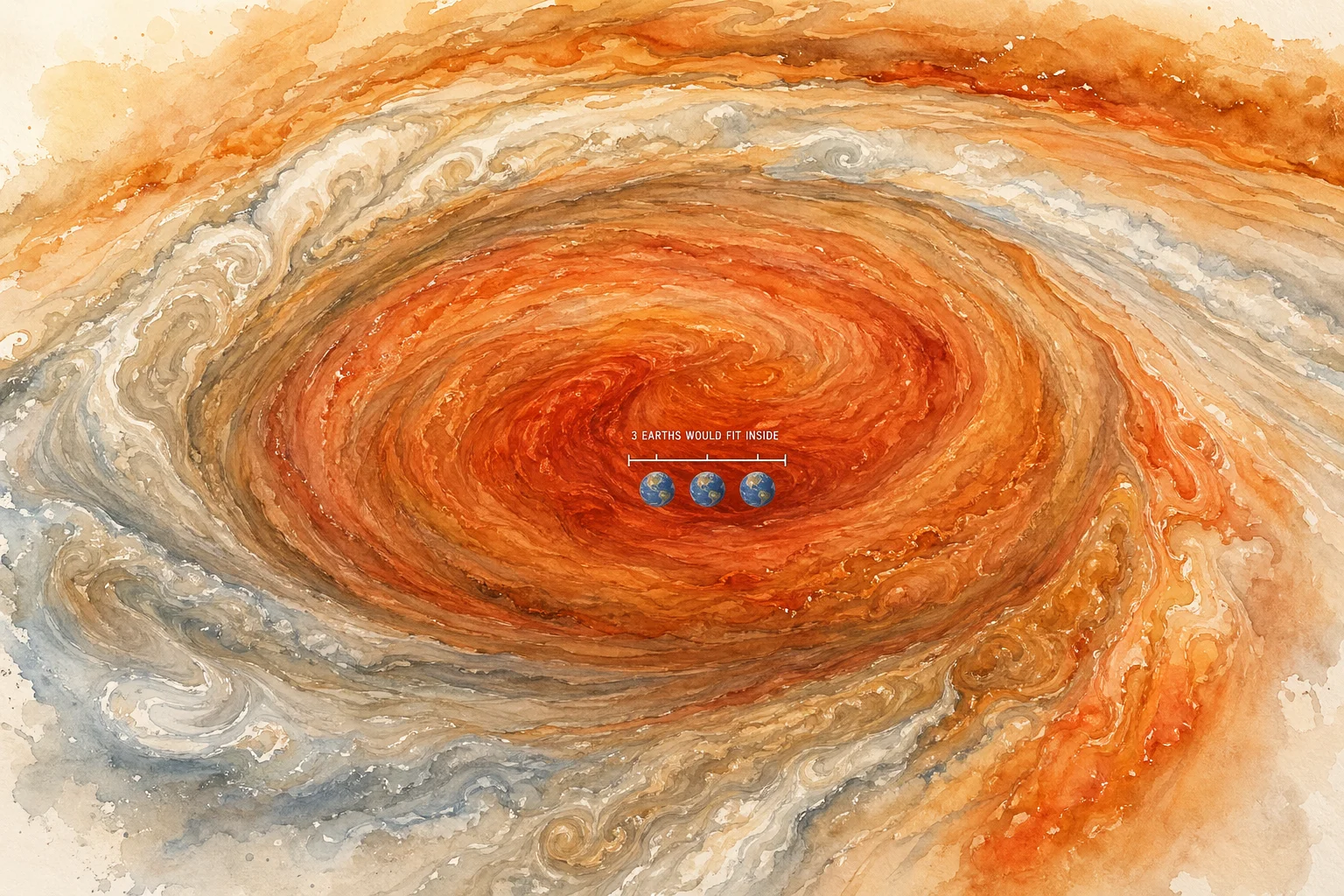 Jupiter's Great Red Spot — free illustration