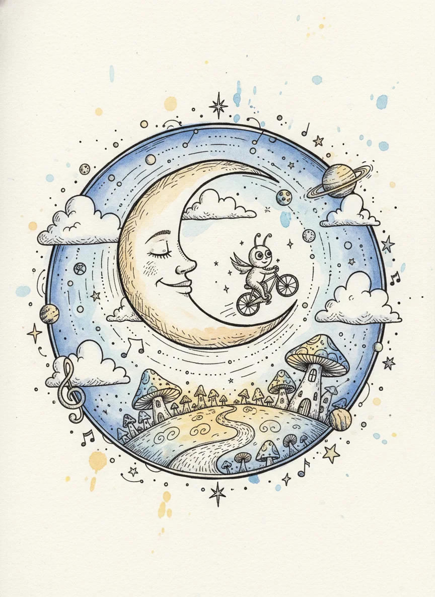 The Moon — free illustration