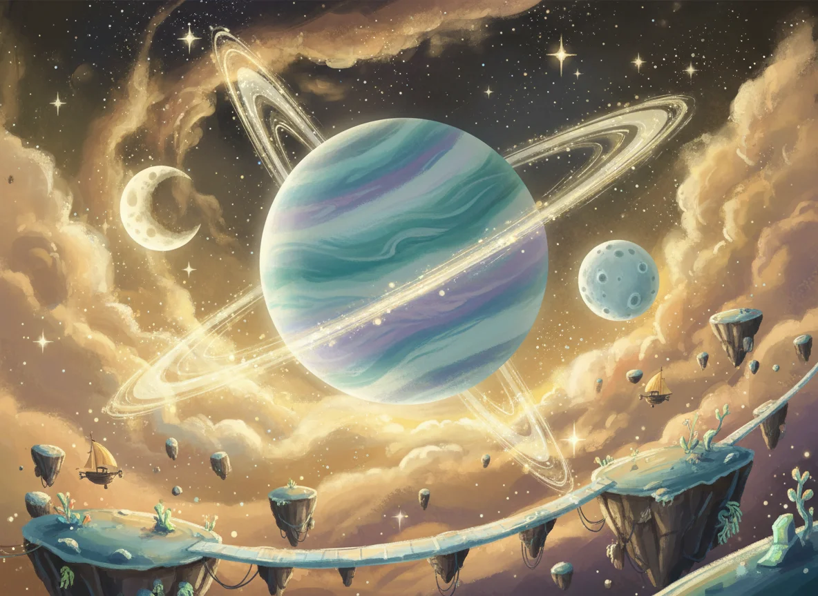 Planet Uranus in Space — free illustration