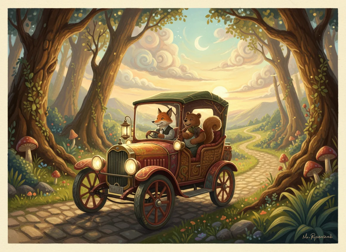 Red Car — free illustration