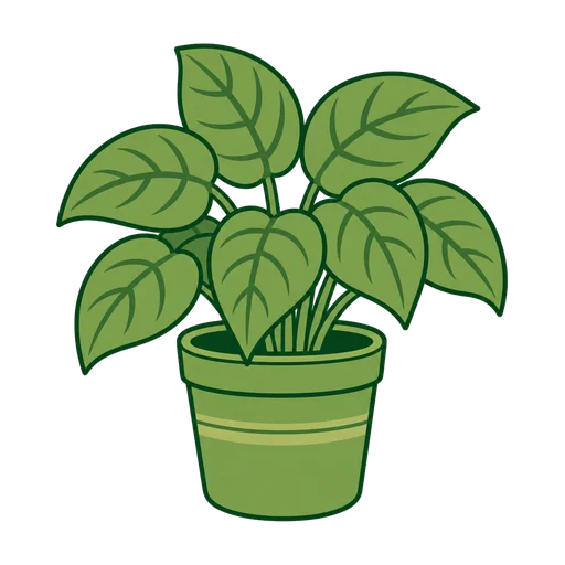 Plant drawn in the Flat style
