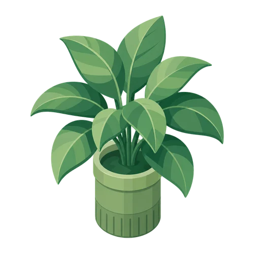 Plant drawn in the Isometric style